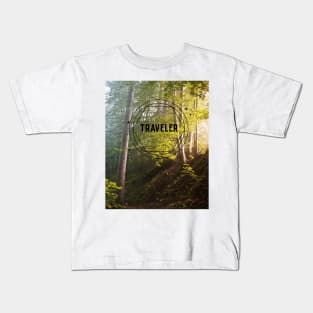 Traveler forrest edition Kids T-Shirt